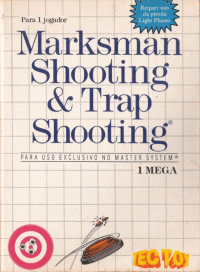 Marksman Shooting and Trap Shooting Sega Master System US box art